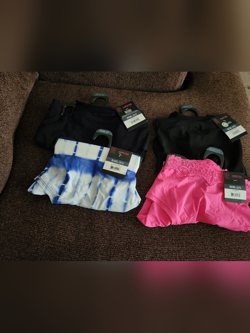 No Boundaries Womens Plus Size Panties Underwear Set Of 4 NWT XXXL 21